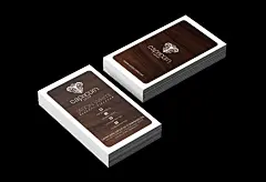名片 木纹名片 高档名片