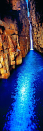 Beautiful Sapphire Pool - Kimberley coast gorge, Western Australia: 