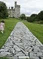 Richard Long... could see doing this with broken concrete as well