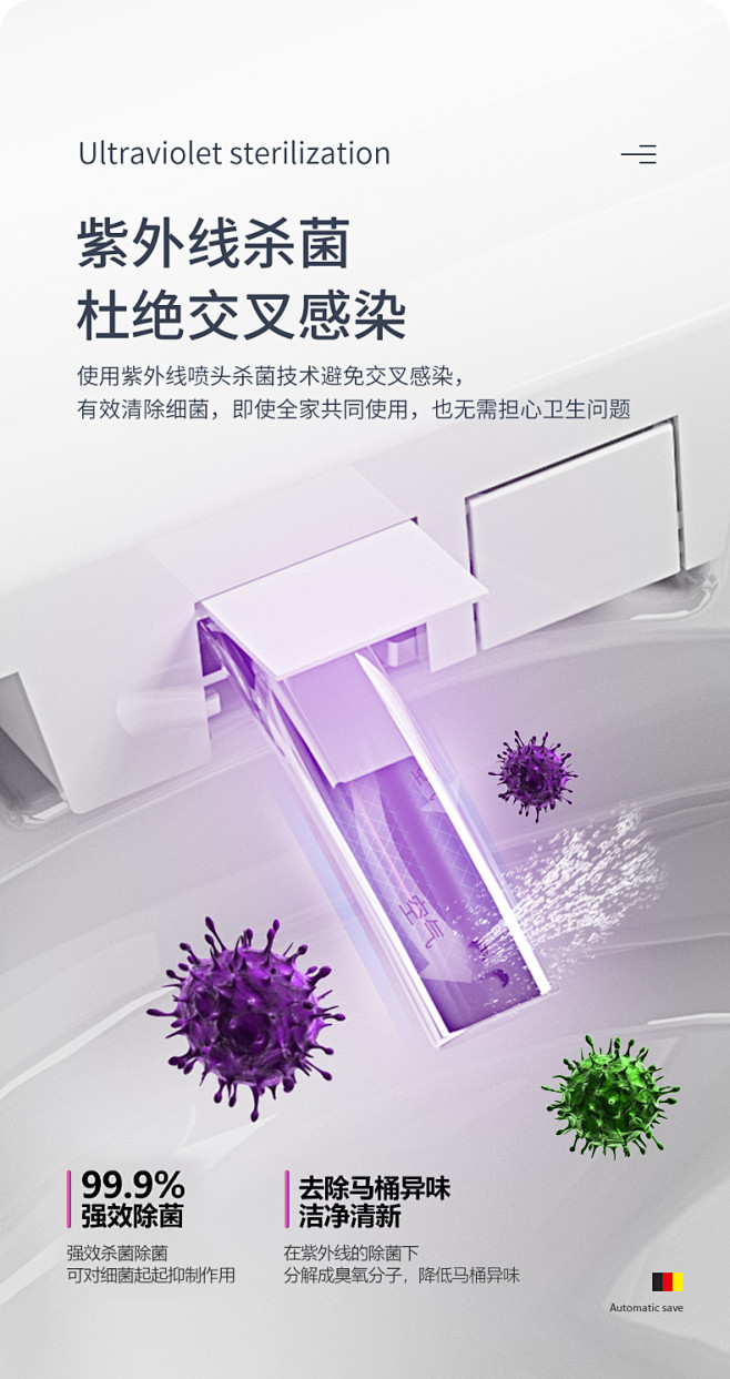 【门店同款】德国摩航家用智能马桶一体式全...