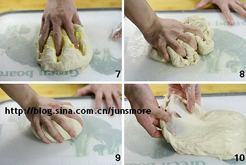 手工面包第一步---揉面发酵步骤图（超详...