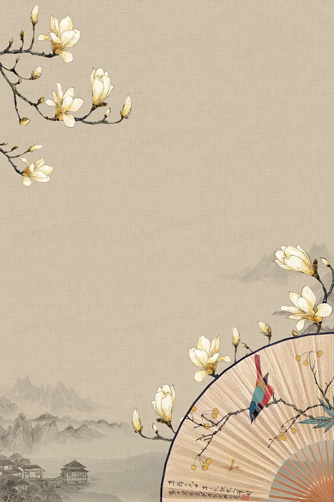 复古简约中国风背景-花瓣网