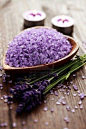 **Aromatherapy Lavender Bath Salts: 