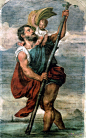 提香·韦切利奥(Titian)高清作品《圣克里斯托弗》
作品名：圣克里斯托弗
艺术家：提香·韦切利奥
年代：1524
风格：盛期文艺复兴
类型：宗教绘画
介质：壁画
标签：基督教，圣徒和使徒，圣克里斯托弗
尺寸：310 x 186 cm
收藏：私人收藏
