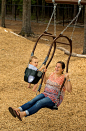 Expression Swing | Industry First Parent and Child Swing | Playground Swing | GameTime : The Expression Swing features both a toddler swing seat and an adult swing seat.