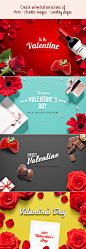 Love / Valentine's Day Scene Creator PSD : This is the scene creator not just for upcoming Valentine’s Day to help you create unlimited variations of header / hero images / landing pages.