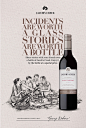 Jacob's Creek- Australian Wine : This posters were done to promote an offer on Jacob's Creek Australian wine. The idea came from stories and hence the poster has a book cover effect as design along with hand drawn illustration. 