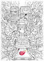 为游戏公司做的十周年海报
