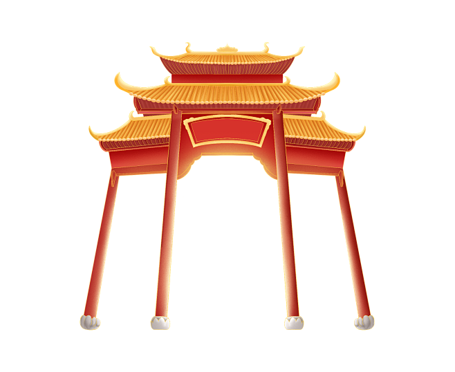 牌坊门头