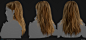 Behind-the-ear tuck hairstyle - hair for games, Marcin Cecot : Long hair for the game character. I wanted to study more complex hairstyle which would let me understand the anatomy of the hair and game workflow better. With this one I had a chance to work 