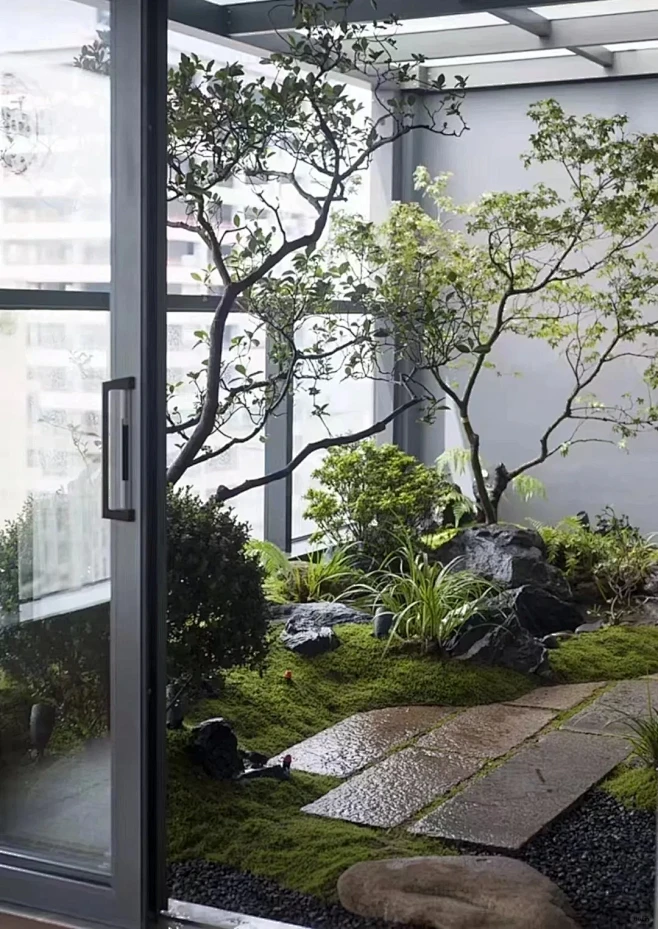 把自然引入室内办公室阳台造景-花瓣网