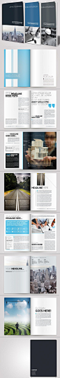 A4 Business Brochure Vol. 02 by Danijel Mokic, via Behance