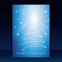 蓝色素雅圣诞树矢量背景卡片christmas|eps|merry|节日贺卡|节日卡片设计|节日素材|卡片设计|蓝色矢量背景|平安夜|圣诞|圣诞节|圣诞节卡片|圣诞节快乐|圣诞树|圣诞夜|矢量卡片|矢量素材|素雅背景