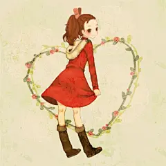 漫妮 Ⅰ、漫妮、插画、萌、可爱、水粉画、小萝莉、卡哇伊、人物、手绘