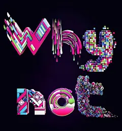 国外25个精彩的文字排版设计_壁纸设计_超酷设计_佳作欣赏 - Powered By 森小子_站酷（ZCOOL）@北坤人素材