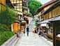 日本水彩画家 Hiroki  街景水彩绘画