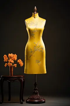 民国复古旗袍服饰摄影图