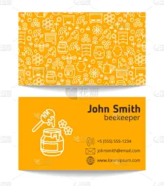 模板,Beekeeper,名片,农业,华丽的,商务,食品,壁纸,广口瓶,蜂蜜