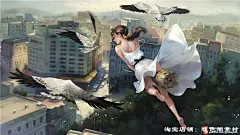 韩国画师Taejune Kim厚涂风作品原画插画CG壁纸美术绘画教程资料-淘宝网