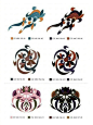 中国传统的敦煌图案与配色方案 ​​​​