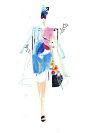 Fashion Illustrations by Renshou Zhou