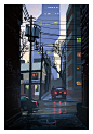 Montreal's Spring, Raphael Lacoste : Hello here! weather isn't that great here but I like the alleys in Montreal for their messy compositions,
Procreates on iPad pro, enjoy !