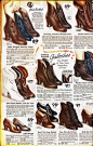 20世纪三四十年代的女士靴图集 ​​​​