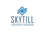 SKYTILL标志 蓝色 智能 管理系统 简约 商业 科技 商标设计  图标 图形 标志 logo 国外 外国 国内 品牌 设计 创意 欣赏