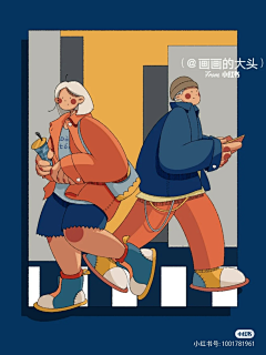 Mem0r1es采集到人物插画-穿搭