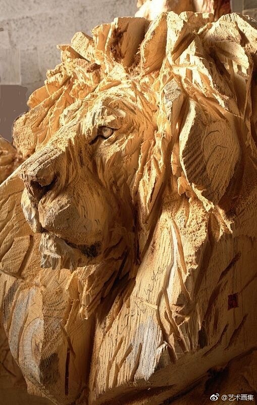 动物木雕艺术 ​​​​