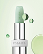 Photo by Prada Beauty on January 14, 2024. May be an image of one or more people, lipstick, makeup, cosmetics and hand cream.