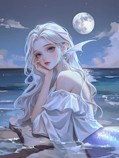 汐兮呀~采集到氛围女头