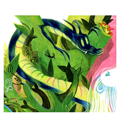 瓜皮皮皮皮皮灬采集到第一眼的感觉 小插画