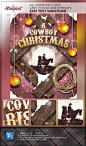 Vintage Cowboy Christmas Flyer Template - Holidays Events