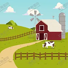 矢量农场背景 【酷图网】矢量农场背景,矢量乡村背景,农场背景,乡村地形背景,壁纸,农场,农村,大自然,植物,景色,风景地形,