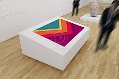 美术馆展览艺术画展场景海报装饰画摄影集作品展示贴图样机ps素材-淘宝网