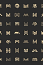 M Letter Logo Bundle Monogram Set- M Letter Logo Bundle Monogram Set   -#coffeelogosdesign #logosdesignideen #logosdesigntrends #simplelogosdesign #treelogosdesign