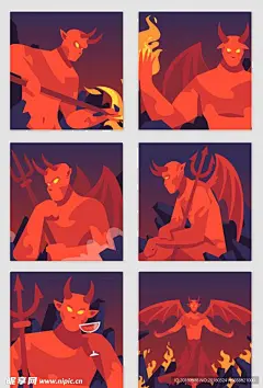 恶魔插画