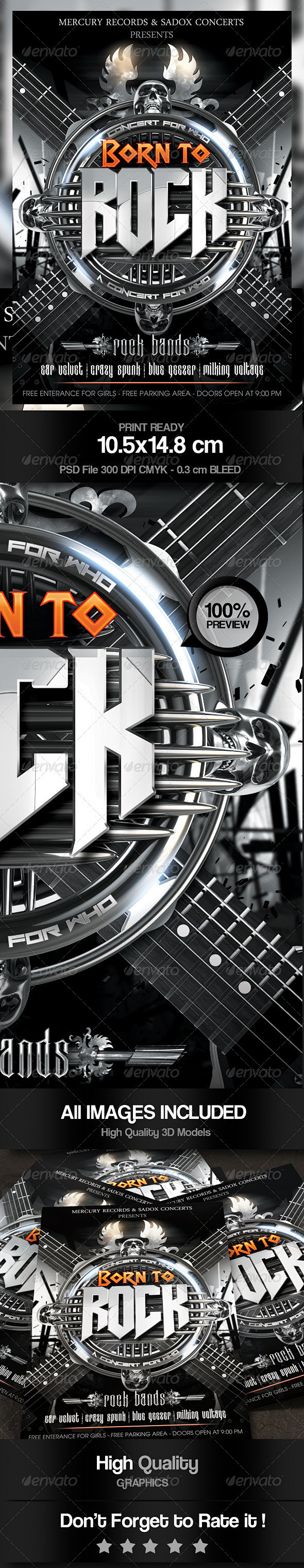 Born to Rock Flyer -...