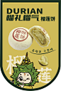 榴莲饼吊旗 定稿