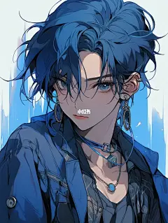 男生壁纸|头像|炎炎夏日里清凉的蓝色