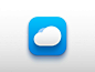 iOS Icon - Cloud App by Mladen Maksimovic - Dribbble