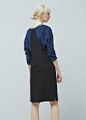 Scoop-back bodycon dress | MANGO