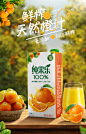 橙汁合成海报