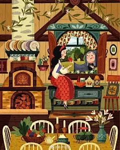 栗子插画超话今日插画推荐插画师paolaescobar#遇见艺术##栗子插画推荐# 每日插画推荐超话 ​​​​