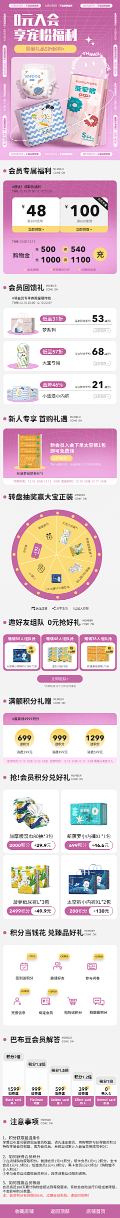 用户BVURAgut采集到会员页