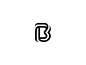 字母B符号智能简单标记标识标志线图标设计b
