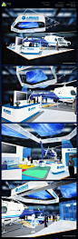 Eurocopter exhibition booth design on Behance