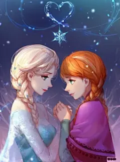 冰雪奇缘Elsa同人插画iPhone 4S壁纸