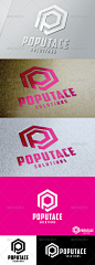 Populace Solutions (Letter P) Logo - Letters Logo Templates